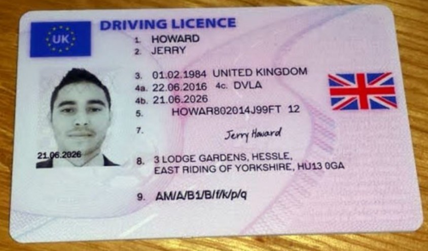 Id uk. Uk Driver License.